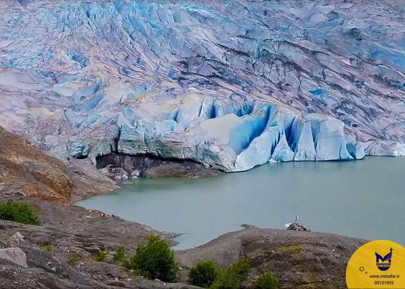 یخچالهای کوچک مندنهال آلاسکا